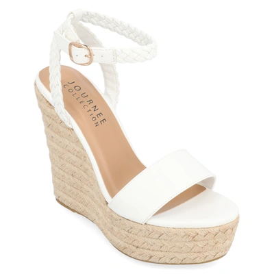 Journee Collection Collection Women's Tru Comfort Foam Andiah Sandals In White