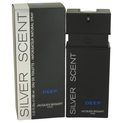 Jacques Bogart 535424 3.4 oz Silver Scent Deep By  Eau De Toilette Spray For Men