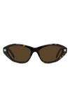 Givenchy Gvday Cat-eye Tortoiseshell Acetate Sunglasses In Dark Havana