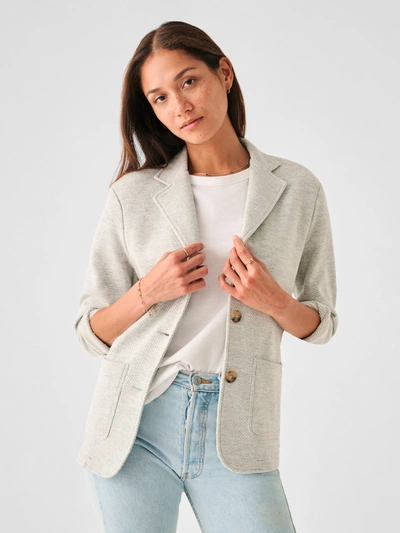 Faherty Inlet Blazer In Heather Grey