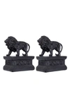 R16 HOME LION BOOKENDS