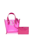 Dsquared2 D2 Crystal Statement Shopping Bag In Pink
