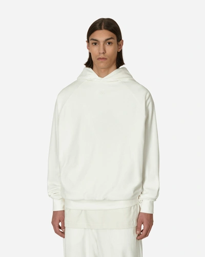 Adidas Originals Basketball Velour Hooded Sweatshirt In White
