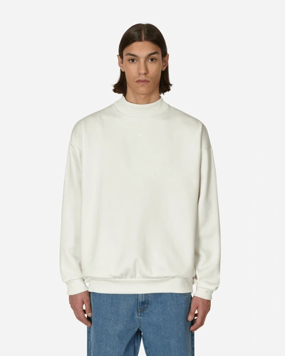 Adidas Originals Basketball Crewneck Sweatshirt In White