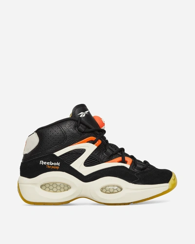 Reebok Question Pump Trainers In Black