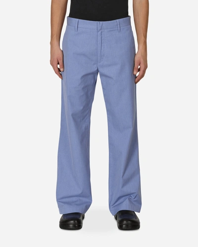 Stockholm Surfboard Club Bootcut Trousers In Blue