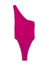 Louisa Ballou Carve Stretch Onepiece Swimsuit In Fuchsia