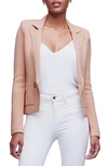 L Agence Sofia Knit Blazer In Ginger Snap
