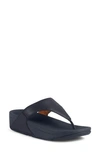 Fitflop Lulu Glitz Toe Post Sandal In Blue