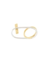 ESHVI ESHVI DOUBLE FINGER RING - METALLIC,ESHVI04B11972154