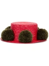 ESHVI ESHVI JUPITER HAT - RED,CLB1311880500