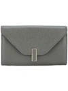 VALEXTRA VALEXTRA ISIDE SMALL GRAINED WALLET - GREY,V9E0702811993937