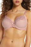 Chantelle Lingerie Rive Gauche Full Coverage Underwire Bra In Tomboy Pink/ Pale Rose-n5