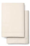 Boll & Branch Classic Hemmed 300 Thread Count Set Of 2 Organic Cotton Pillowcases In Natural