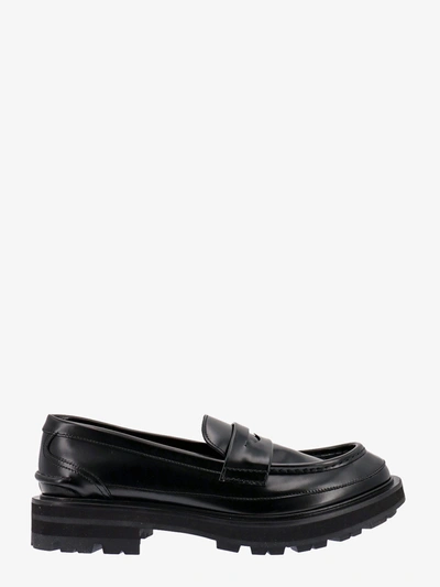 Alexander Mcqueen Leather Loafer In Black