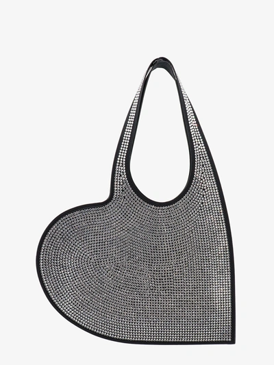 Coperni Heart Hand Bag In Black