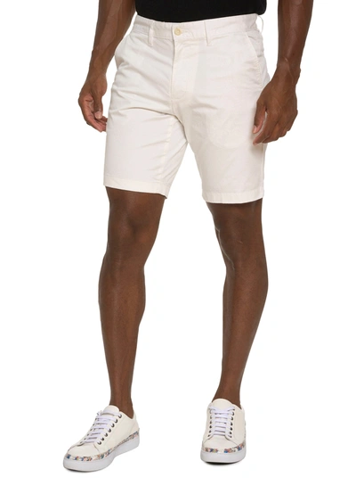 Robert Graham Lonestar Stretch Cotton Shorts In White