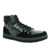 GUCCI Gucci Men's Contrast Combo High top  Suede Leather Sneaker
