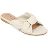 Journee Collection Collection Women's Tru Comfort Foam Zetia Sandals In Bone