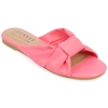 Journee Collection Collection Women's Tru Comfort Foam Zetia Sandals In Coral