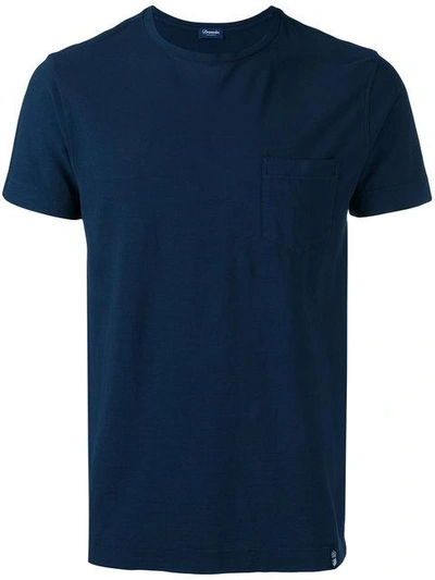 Drumohr Chest Pocket T-shirt In Blue