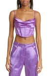 Retroféte Celia Top In Orchid Purple