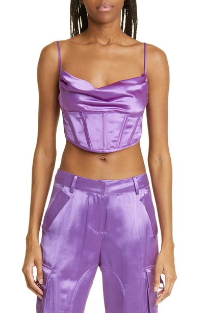 Retroféte Celia Top In Orchid Purple