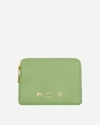 MISTER GREEN LEATHER ZIPPERED WALLET