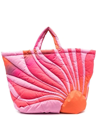 ERL ERL UNISEX SUNSET PUFFER BAG WOVEN BAGS