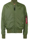 Alpha Industries Classic Bomber Jacket In Green