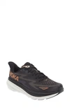 Hoka Clifton Running Shoe In Black/copper