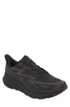 Hoka Clifton 9 Running Shoe In Black / Black