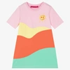 AGATHA RUIZ DE LA PRADA AGATHA RUIZ DE LA PRADA GIRLS COLOURBLOCK COTTON JERSEY DRESS