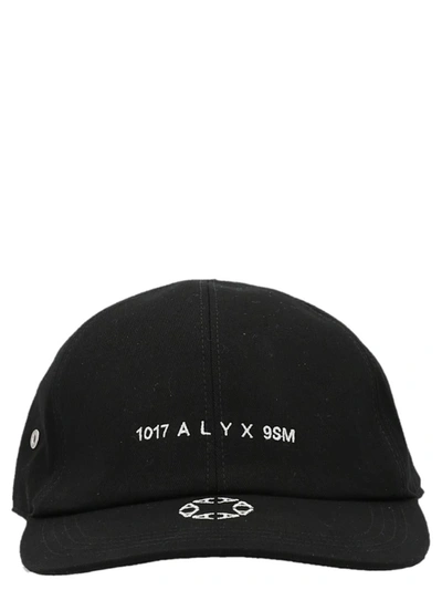 Alyx 1017  9sm Logo Embroidered Baseball Cap In Blk0001 Black