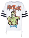 KTZ zombie print t-shirt,HANDWASH