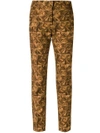 ANDREA MARQUES slim fit trousers,CALCARETA11785195