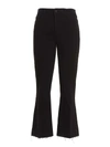 L Agence Kendra High-rise Crop Flare Jeans In Black
