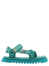Marsèll X Suicoke Depa Touch-strap Sandals In Light Blue