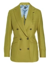Maurizio Miri Grace Double-breasted Blazer In Green