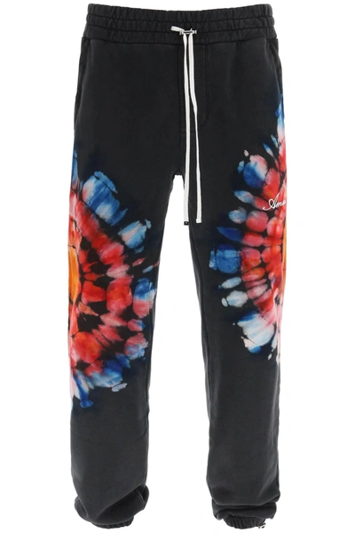 Amiri Black Tie-dye Print Track Pants