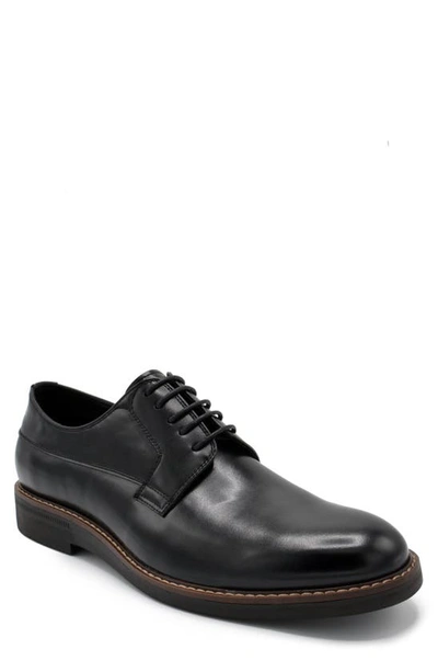 Aston Marc Monaco Plain Toe Derby In Black