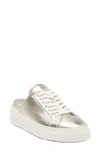 Stuart Weitzman Skater Mule Sneaker In Platino