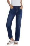 HINT OF BLU HINT OF BLU EFFORTLESS EXPOSED BUTTON FLY BOYFRIEND JEANS