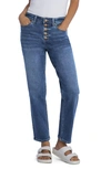 HINT OF BLU EFFORTLESS EXPOSED BUTTON FLY BOYFRIEND JEANS