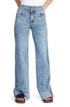 HINT OF BLU MIGHTY HIGH WAIST WIDE LEG JEANS