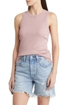 Madewell Brightside Tank Top In Warm Thistle