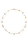 Marco Bicego 18k Yellow Gold Siviglia Mother Of Pearl Beaded Station Necklace, 16.5 - 150th Anniversary Exclusive In Gold