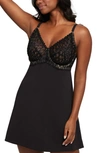 MONTELLE INTIMATES LACEY UNDERWIRE BABYDOLL CHEMISE