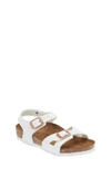 Birkenstock Girls' Rio Sandals - Toddler, Little Kid In White