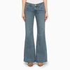 Re/done Low-waist 70s Boot Cut Jeans 31cm In Blue